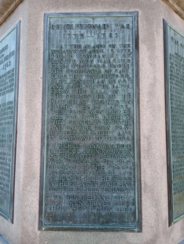 Revolutionary War 1775-1783. Click for full size. Revolutionary War 1775-1783 image. Click for full size.