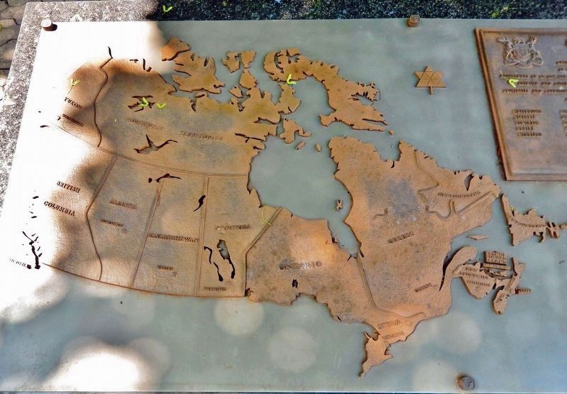 Ontario Post One / Surveying for the Future Marker Map image. Click for full size.