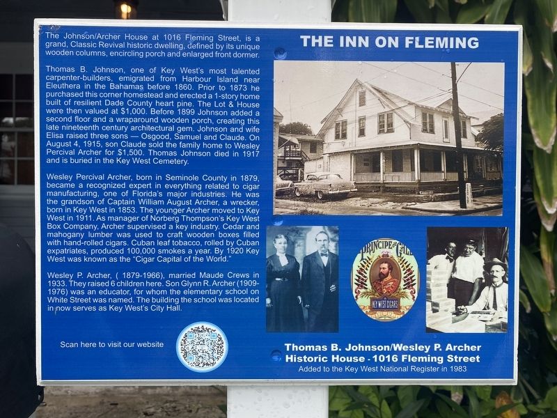 The Inn on Fleming Marker image. Click for full size.