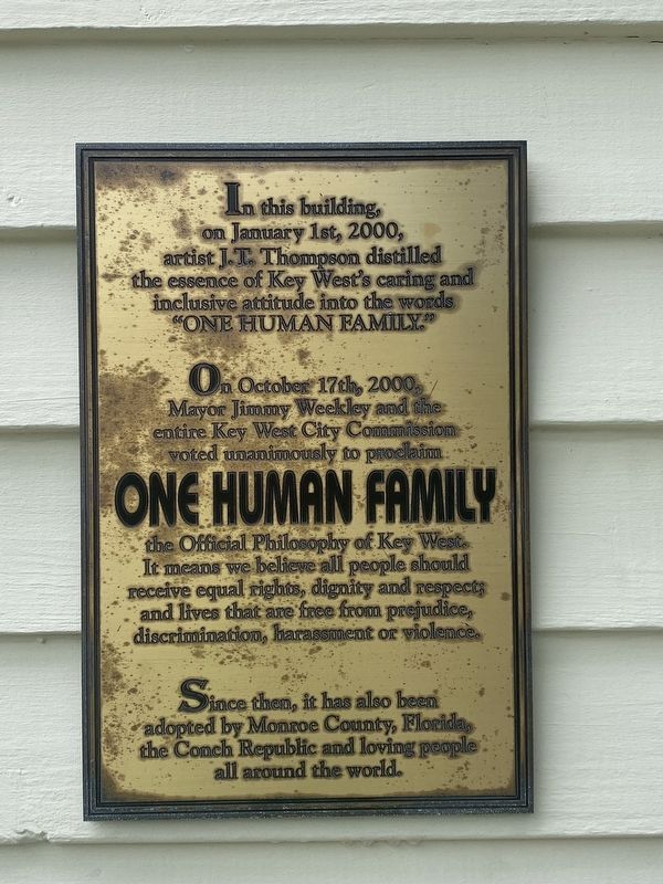 One Human Family Marker image. Click for full size.