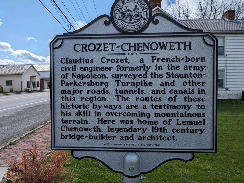 Crozet-Chenoweth Marker image. Click for full size.