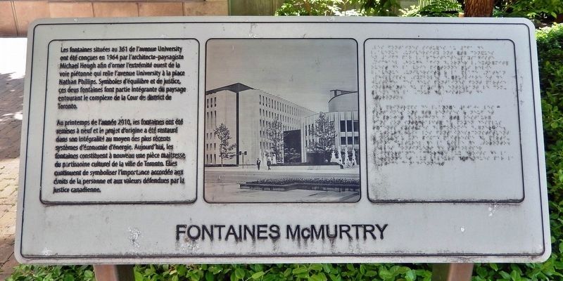 Fontaines McMurtry Marker (<i>Français</i>). Click for full size. Fontaines McMurtry Marker (<i>Français</i>) image. Click for full size.