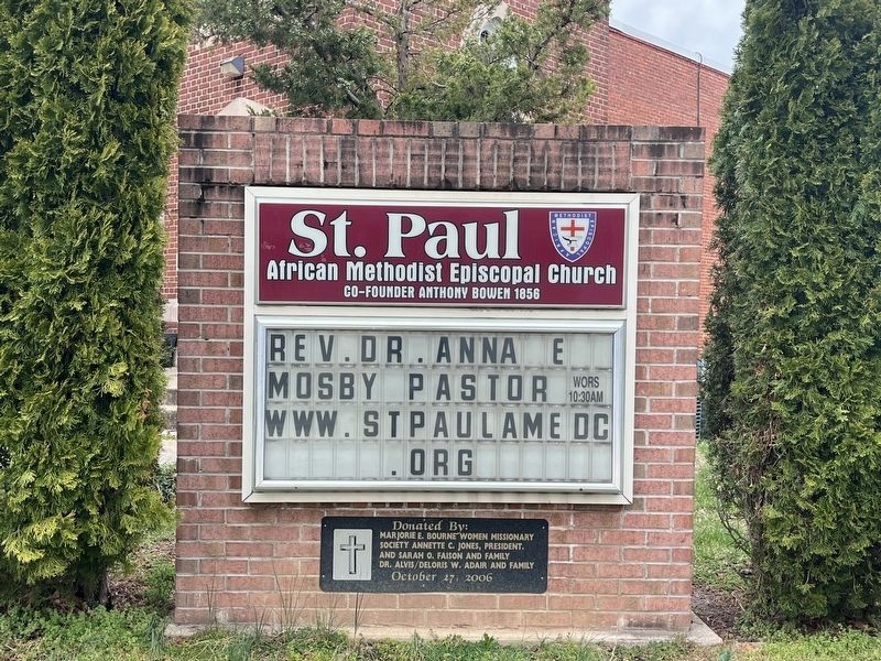 St. Paul African Methodist Episcopal Church Marker. Click for full size. St. Paul African Methodist Episcopal Church Marker image. Click for full size.