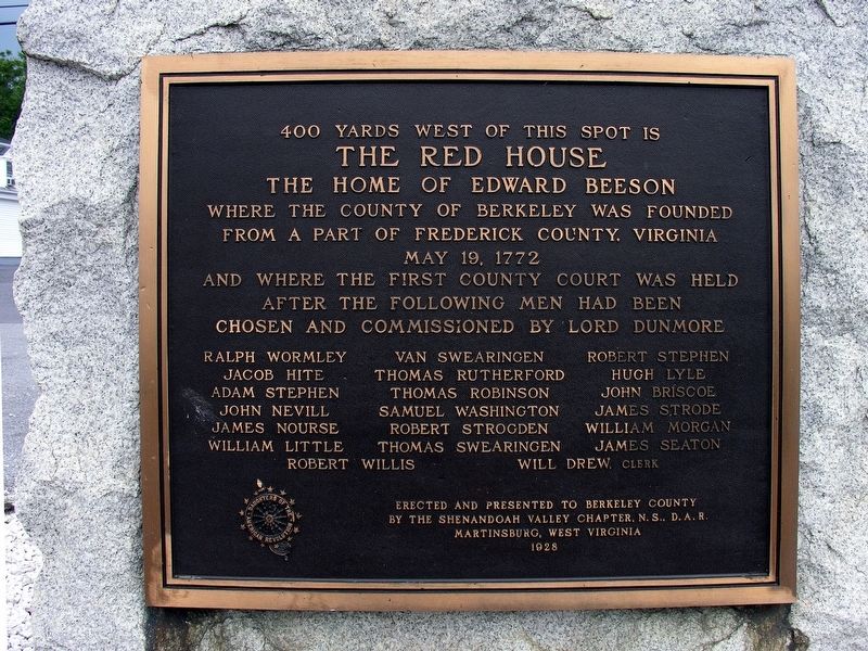 The Red House Marker image. Click for full size.