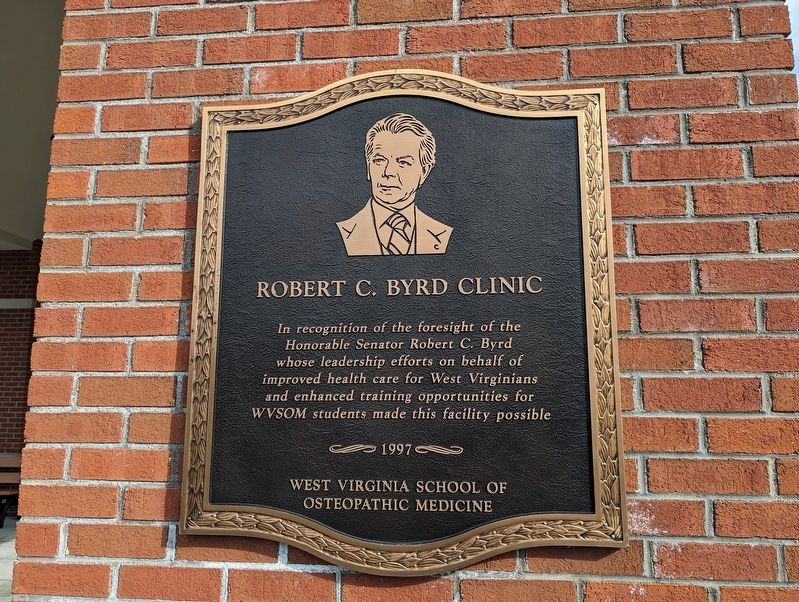 Robert C. Byrd Clinic Marker image. Click for full size.