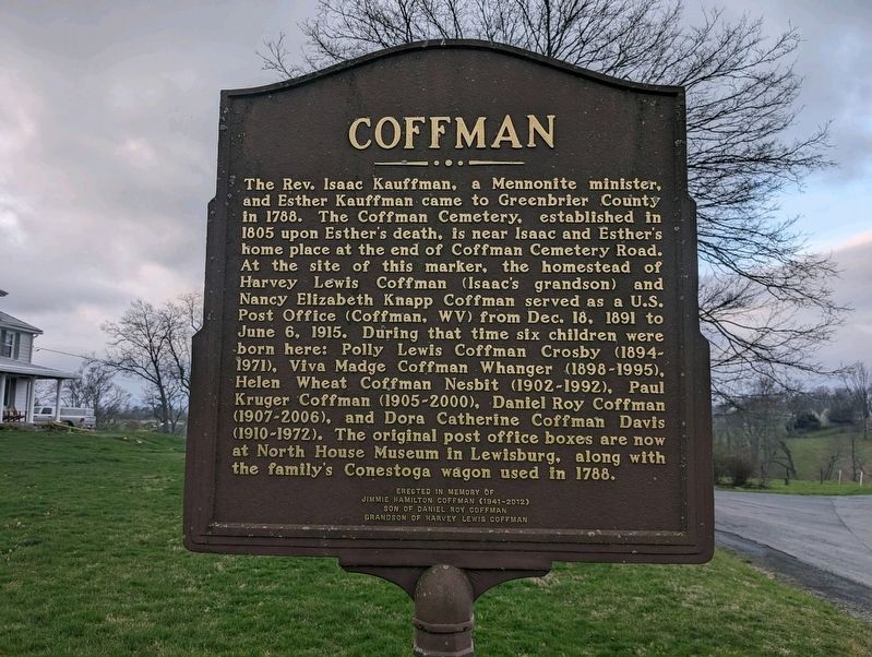 Coffman Marker image. Click for full size.