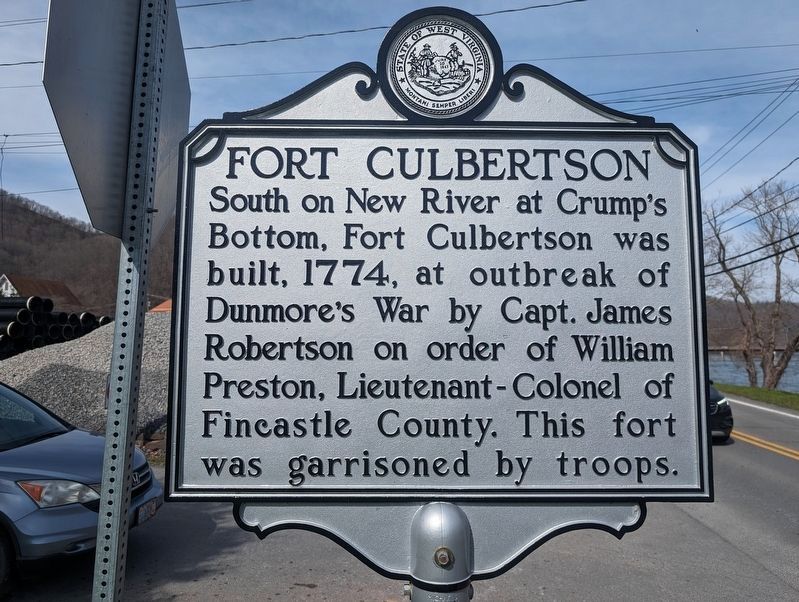 Fort Culbertson Marker image. Click for full size.