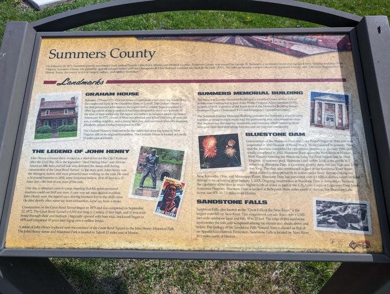 Summers County Marker image. Click for full size.