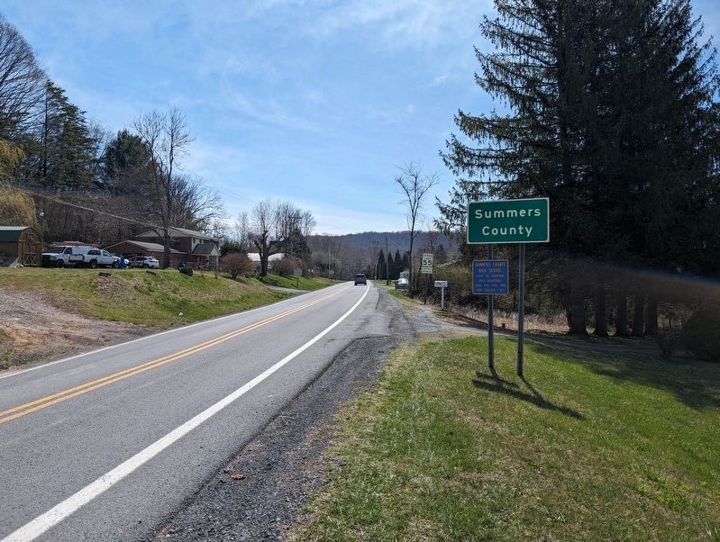 Summers County Marker image. Click for full size.