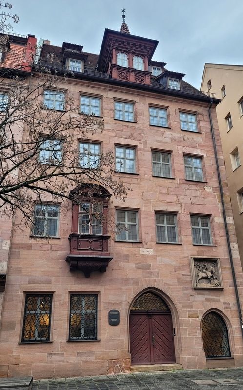 The view of the Stiftungshaus House from the street image. Click for full size.