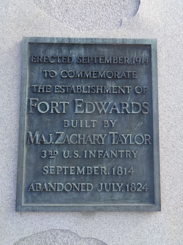 Fort Edwards Monument Marker image. Click for full size.