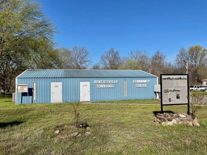 All-Black Towns of Oklahoma / Rentiesville Marker image. Click for full size.