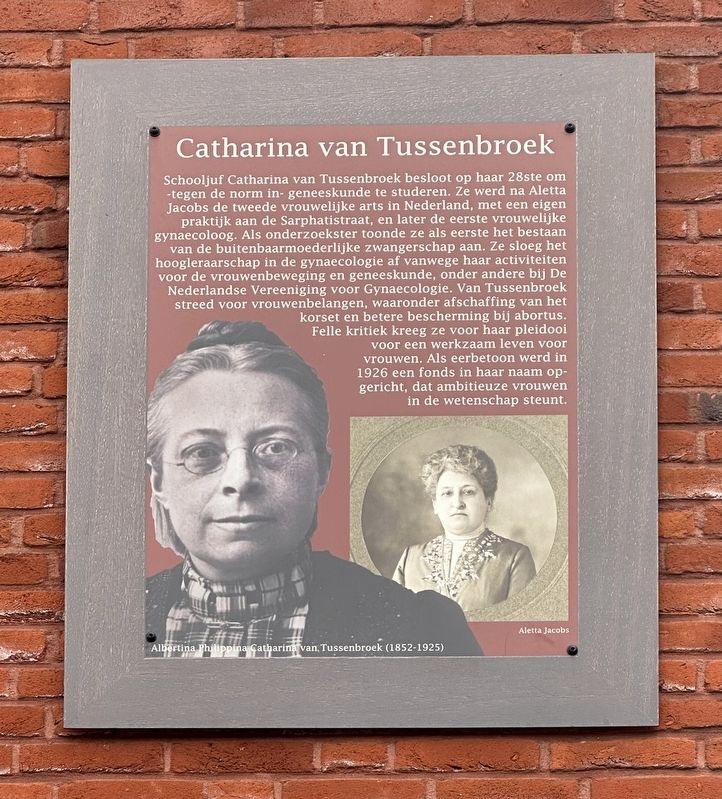 Catharina van Tussenbroek Marker image. Click for full size.