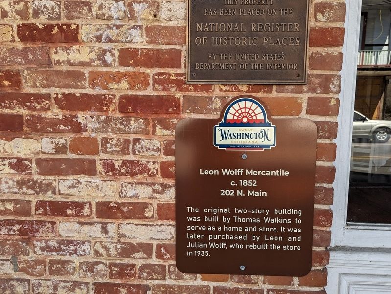 Leon Wolff Mercantile Marker. Click for full size. Leon Wolff Mercantile Marker image. Click for full size.