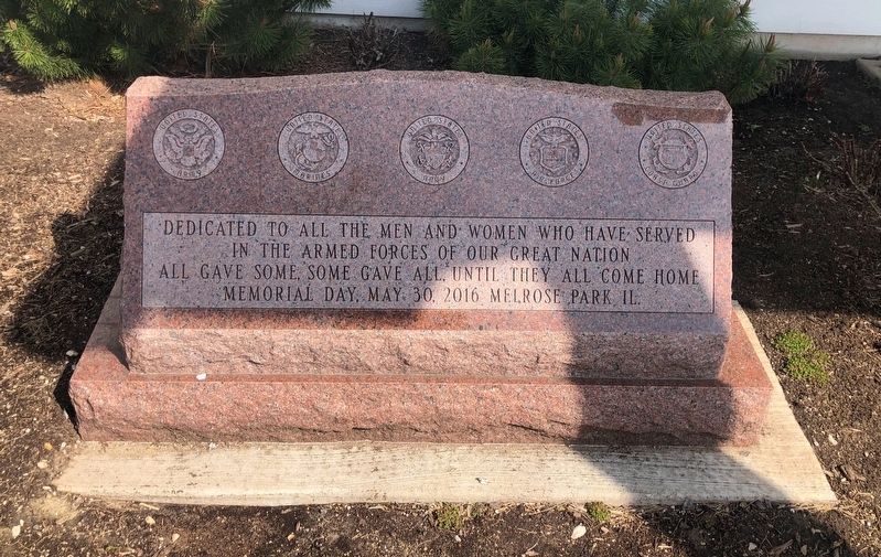Veterans Memorial Marker. Click for full size. Veterans Memorial Marker image. Click for full size.