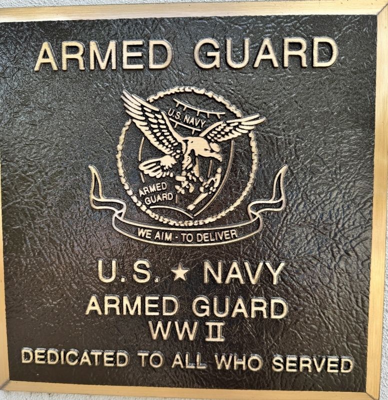 Armed Guard Marker image. Click for full size.