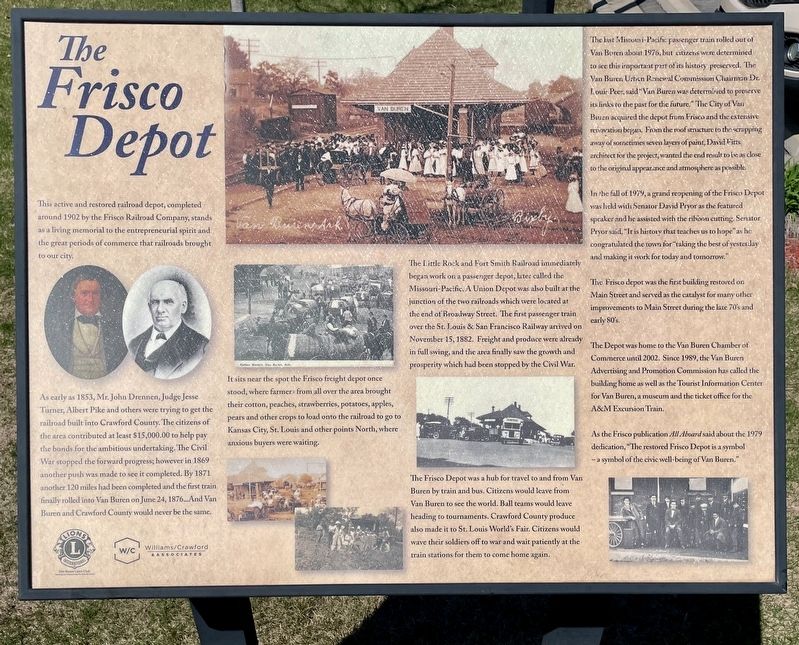 The Frisco Depot Marker. Click for full size. The Frisco Depot Marker image. Click for full size.