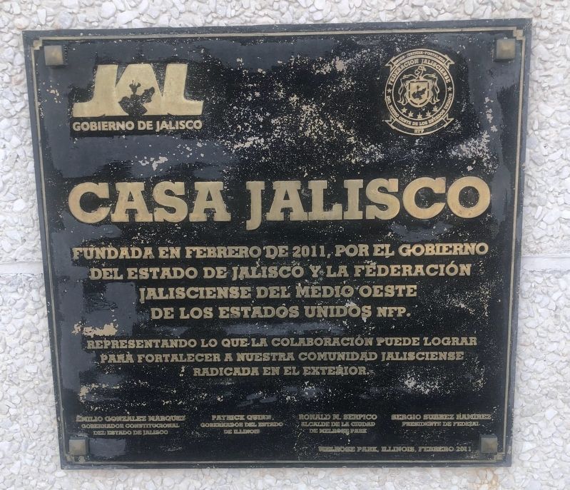 Casa Jalisco Marker image. Click for full size.
