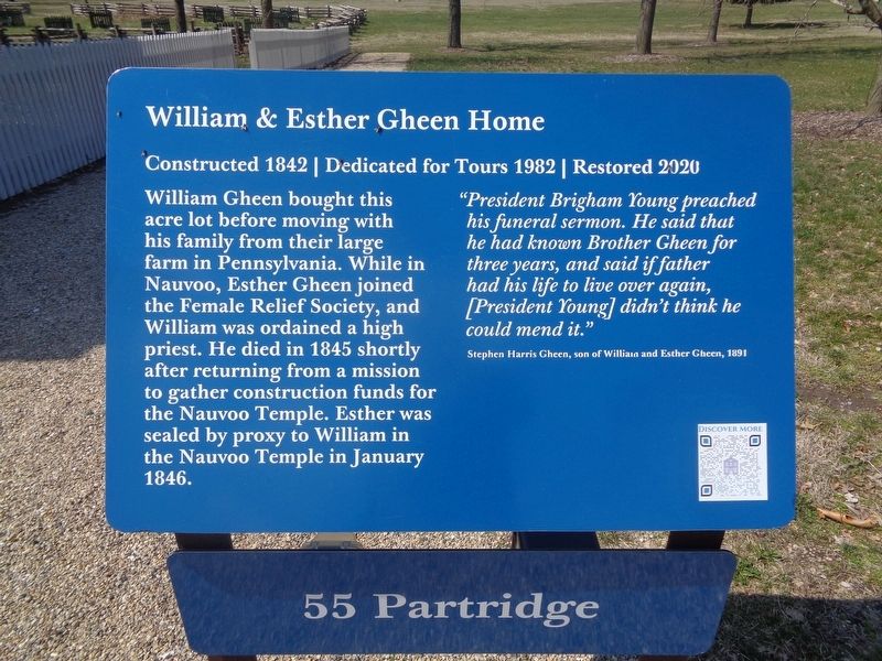 William & Esther Gheen Home Marker image. Click for full size.