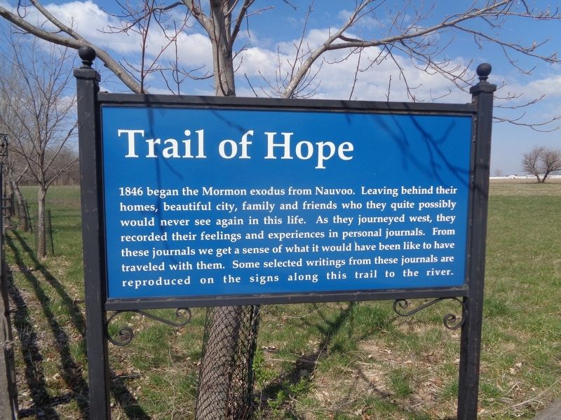 Trail of Hope Marker. Click for full size. Trail of Hope Marker image. Click for full size.