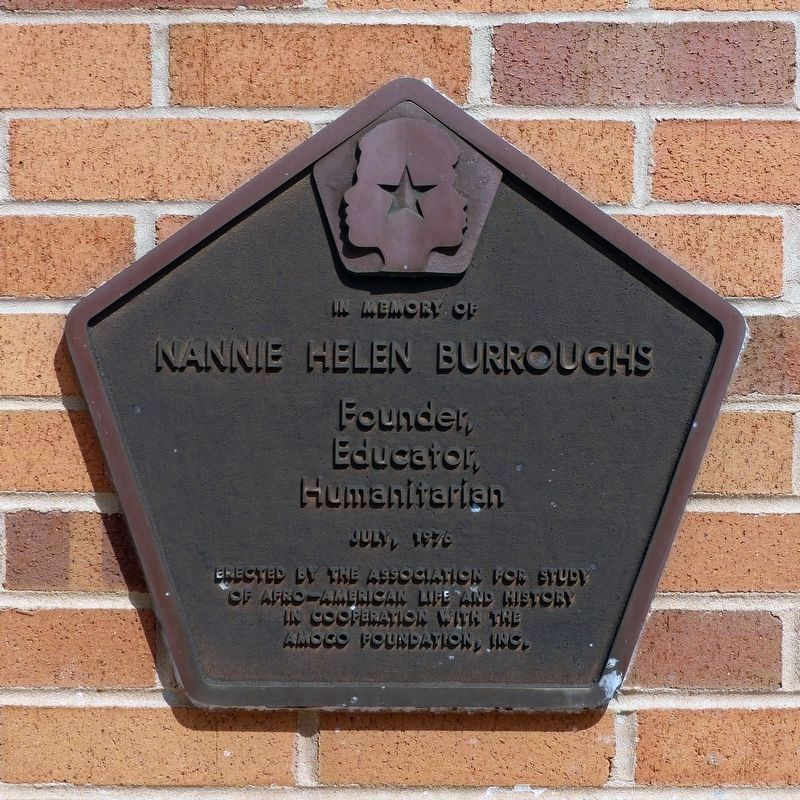 Nannie Helen Burroughs Marker image. Click for full size.