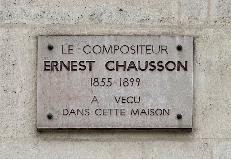 Ernest Chausson Marker. Click for full size. Ernest Chausson Marker image. Click for full size.