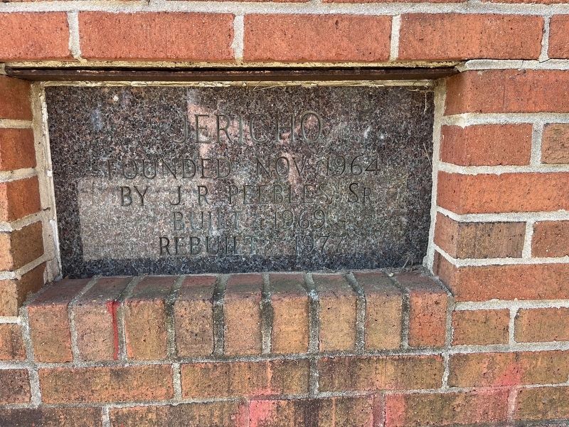 Jericho City of Praise Marker. Click for full size. Jericho City of Praise Marker image. Click for full size.