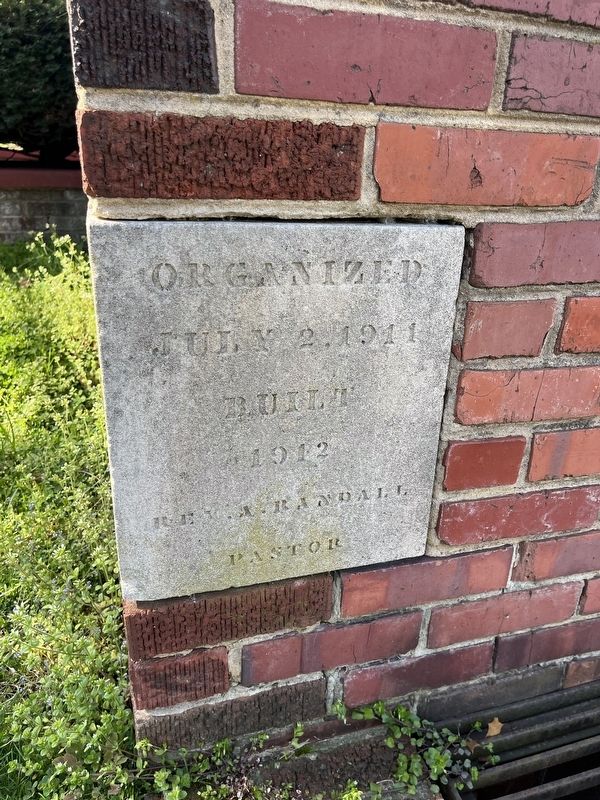 Randall Memorial Methodist Church Marker image. Click for full size.