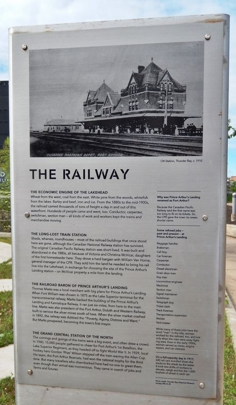 The Railway Marker. Click for full size. The Railway Marker image. Click for full size.