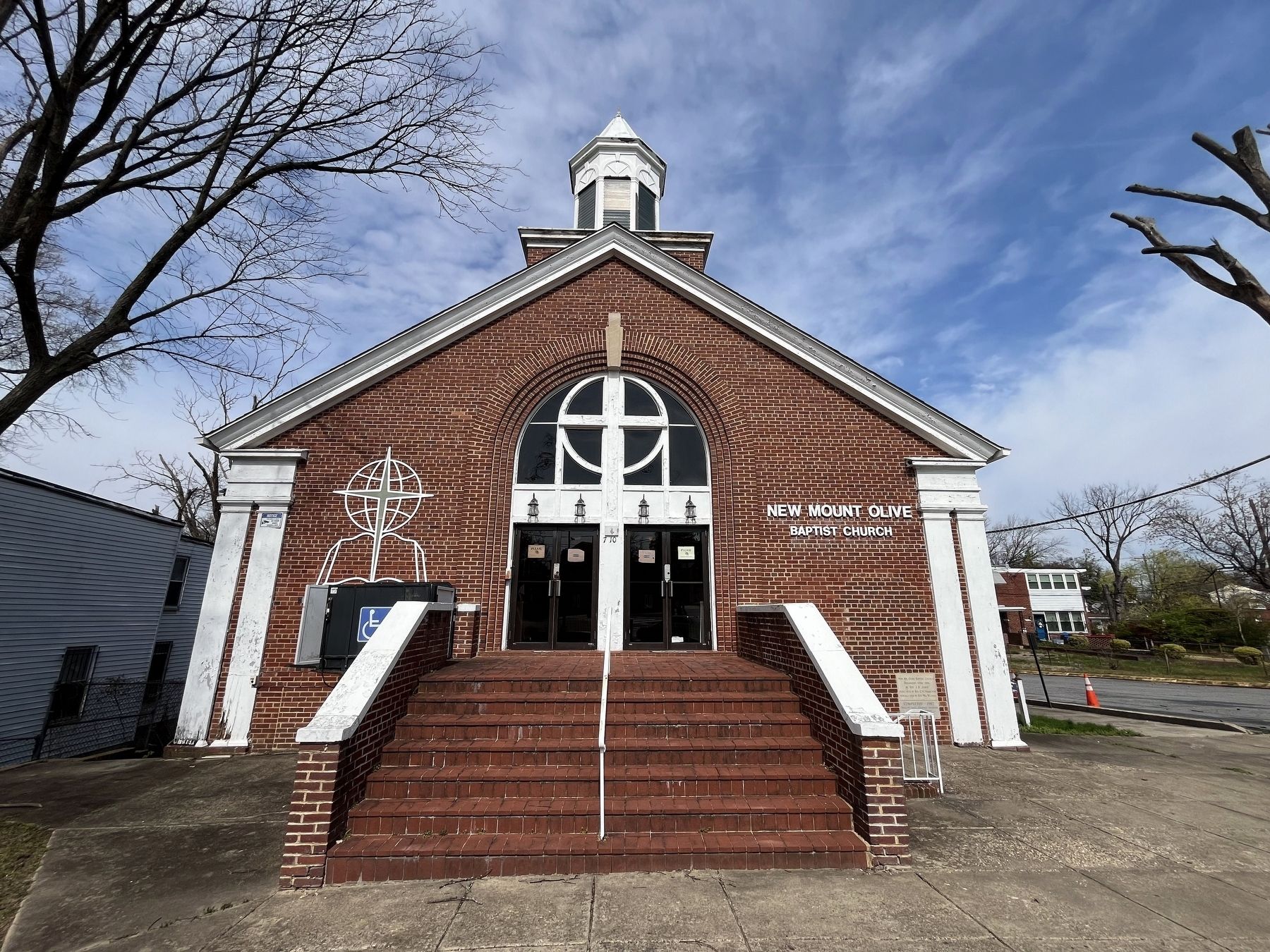New Mt. Olive Baptist Church. Click for full size. New Mt. Olive Baptist Church image. Click for full size.