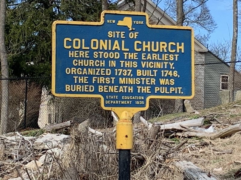 Colonial Church Marker. Click for full size. Colonial Church Marker image. Click for full size.