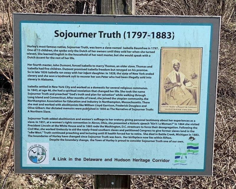 Sojourner Truth (1797-1823) Marker image. Click for full size.