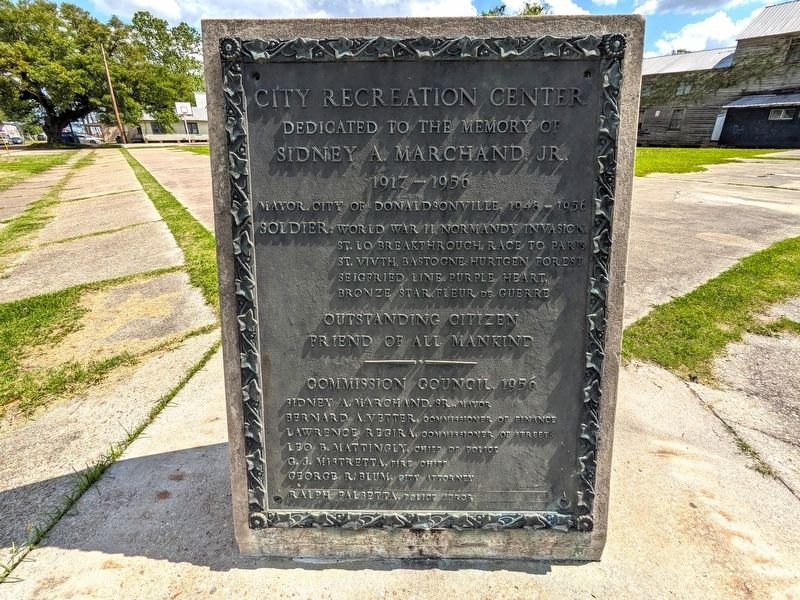 City Recreation Center Marker. Click for full size. City Recreation Center Marker image. Click for full size.