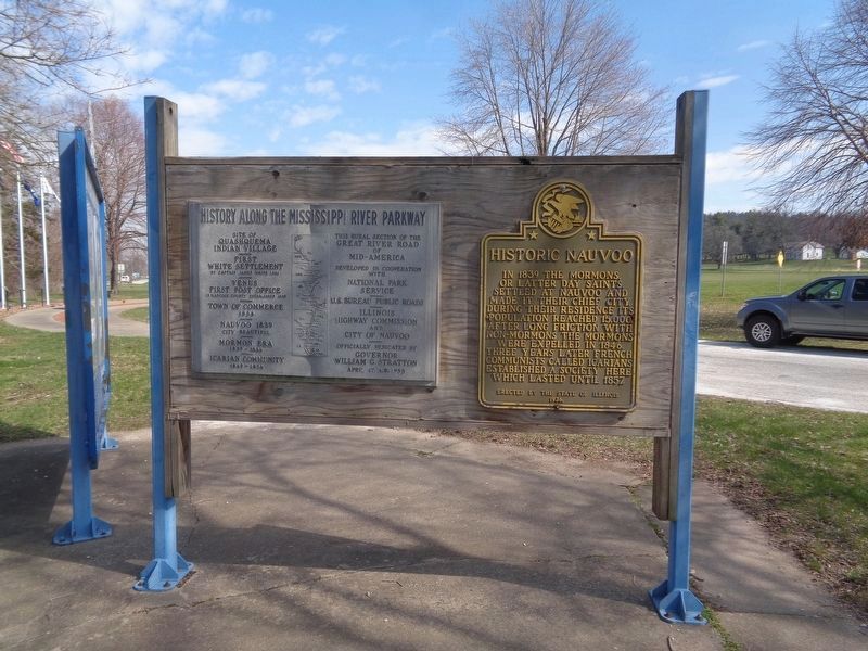 Historic Nauvoo Marker image. Click for full size.