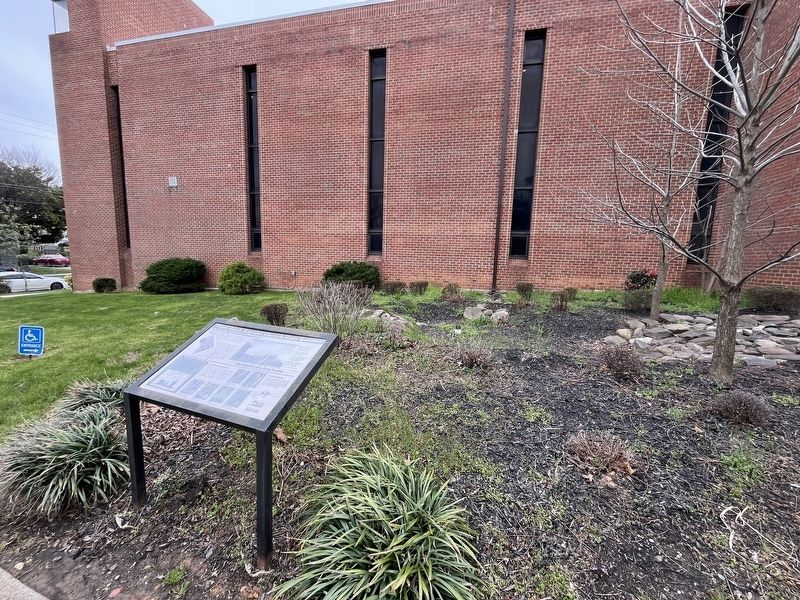 First Rock Baptist Church Rain Garden Marker image. Click for full size.