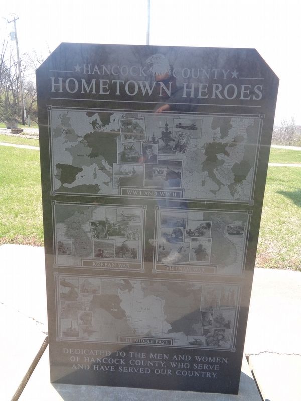 Hancock County Hometown Heroes Marker image. Click for full size.