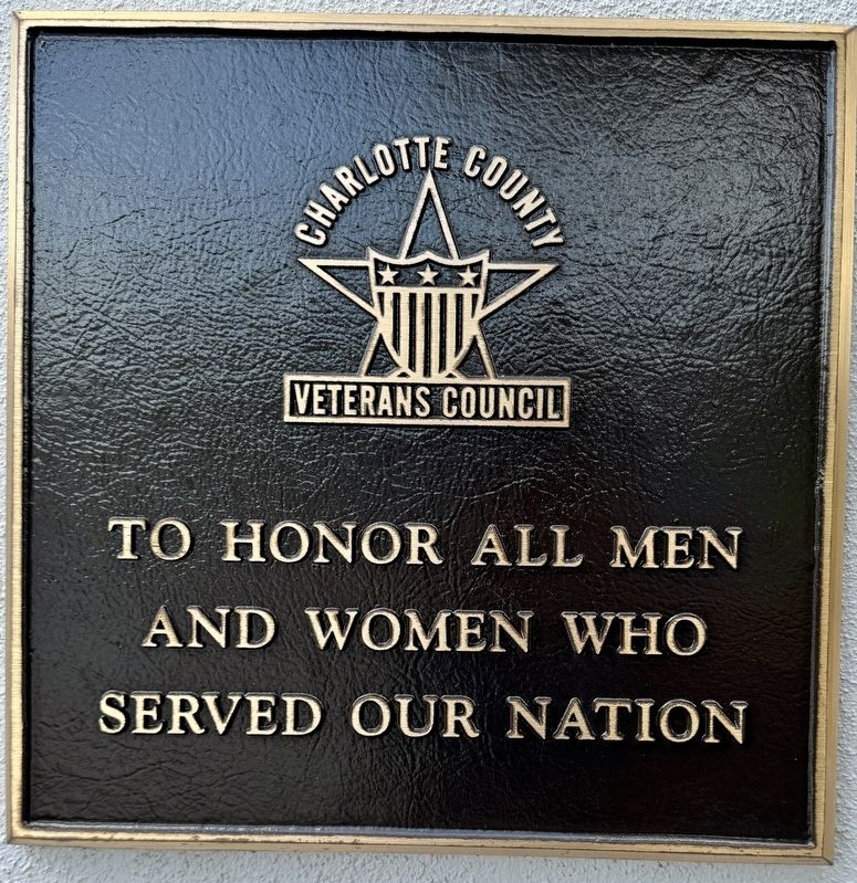 Veterans Memorial Marker image. Click for full size.