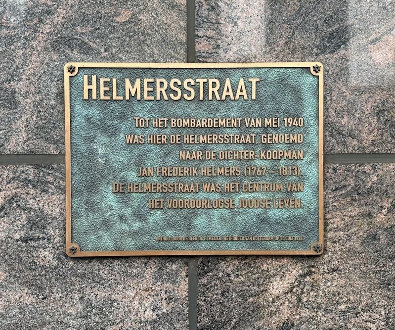 Helmersstraat Marker image. Click for full size.