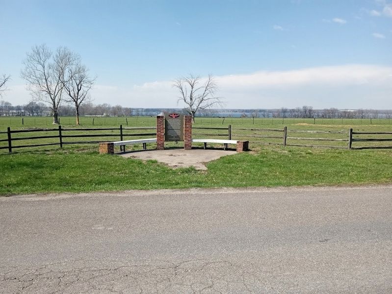 The Martyrdom Trail Marker image. Click for full size.