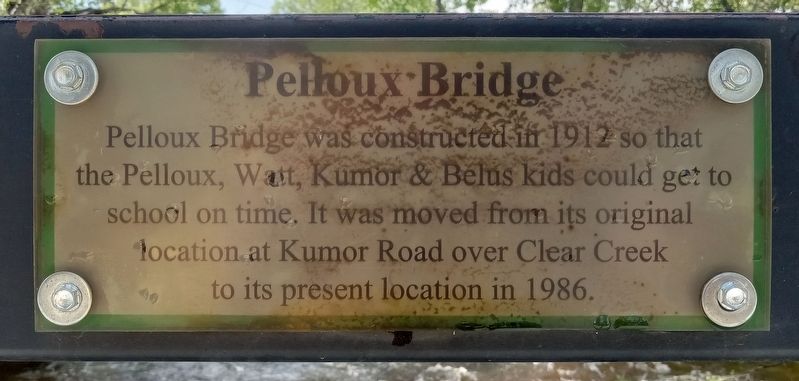 Pelloux Bridge Marker image. Click for full size.