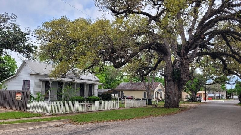 The view of the Townsend-Koliba House and Marker along the street. Click for full size. The view of the Townsend-Koliba House and Marker along the street image. Click for full size.