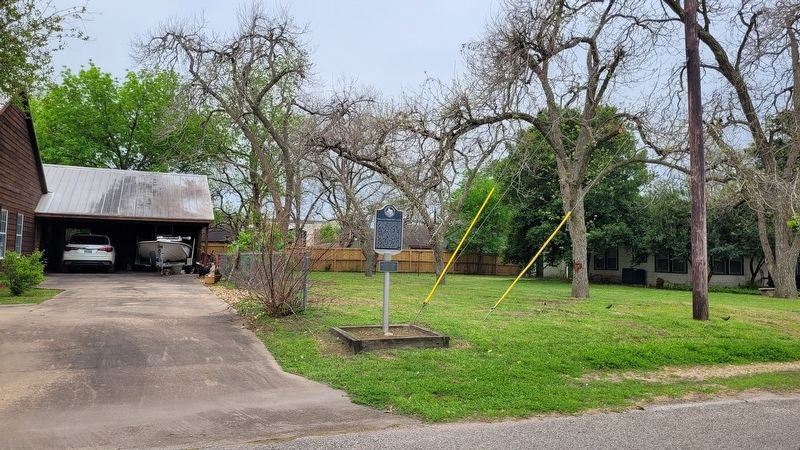 The view of the William Demetris Lacey Marker along the street. Click for full size. The view of the William Demetris Lacey Marker along the street image. Click for full size.