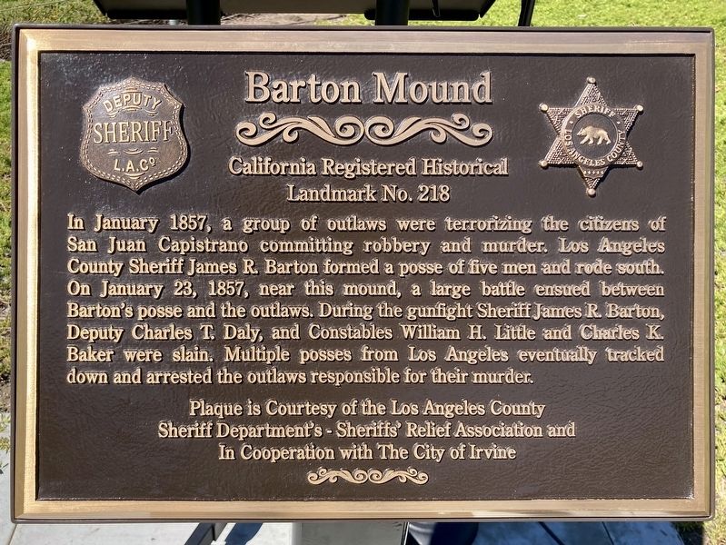 Barton Mound Marker image. Click for full size.