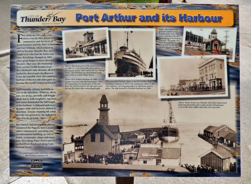 Port Arthur and its Harbour Marker image. Click for full size.