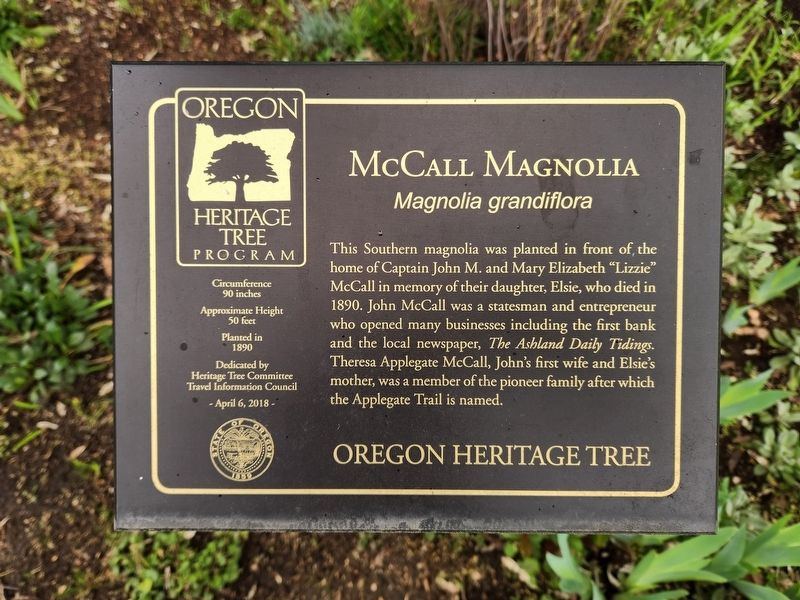 McCall Magnolia Marker image. Click for full size.