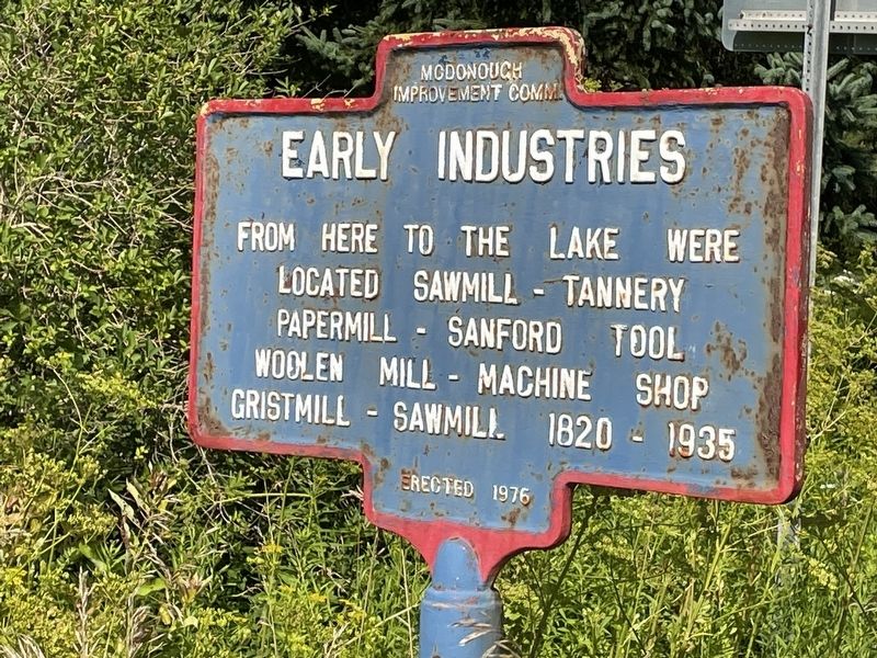 Early Industries Marker image. Click for full size.