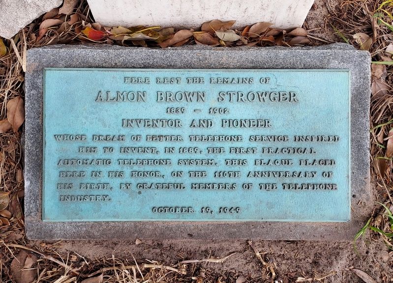 Almon Brown Strowger Marker image. Click for full size.