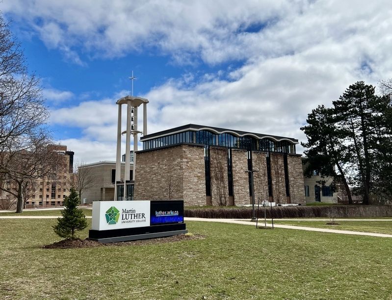 Martin Luther University College (formerly Waterloo Lutheran Seminary) image. Click for full size.