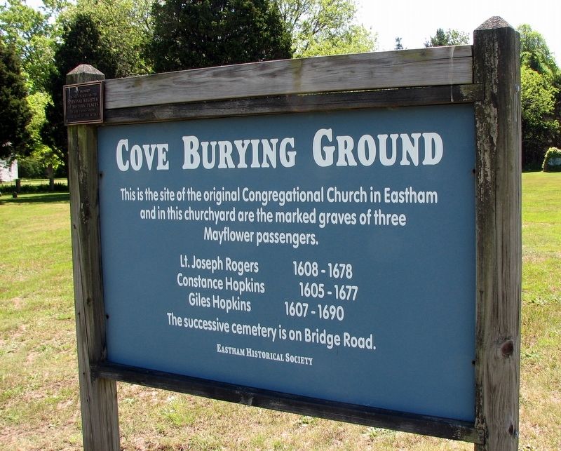 Cove Burying Ground Marker image. Click for full size.