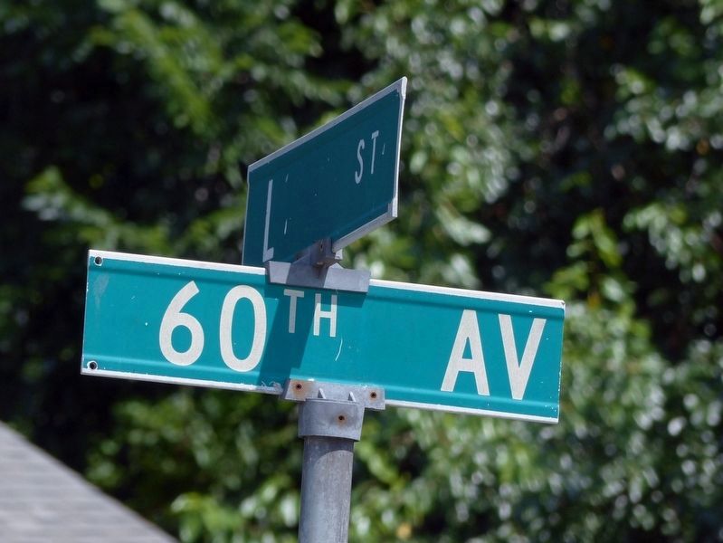 60th Avenue and L Street, NE image. Click for full size.